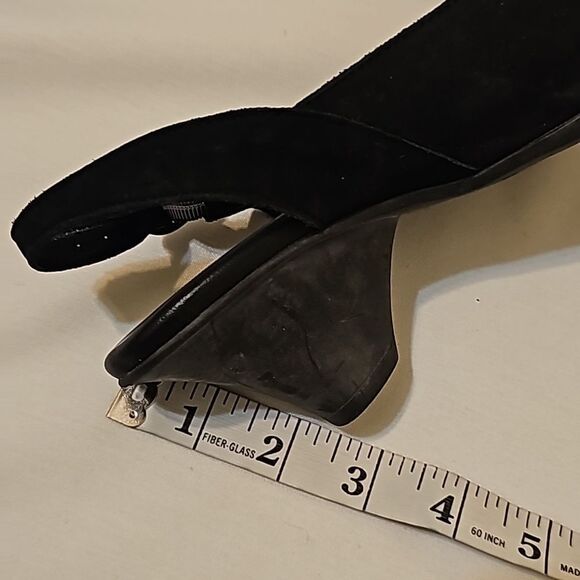 ARCHE  Heeled Peep Toe Slingback Pumps EU 38/US 8 - Made in FRANCE - Picture 5 of 6